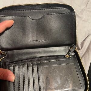 Michael Kors Black Leather Wallet